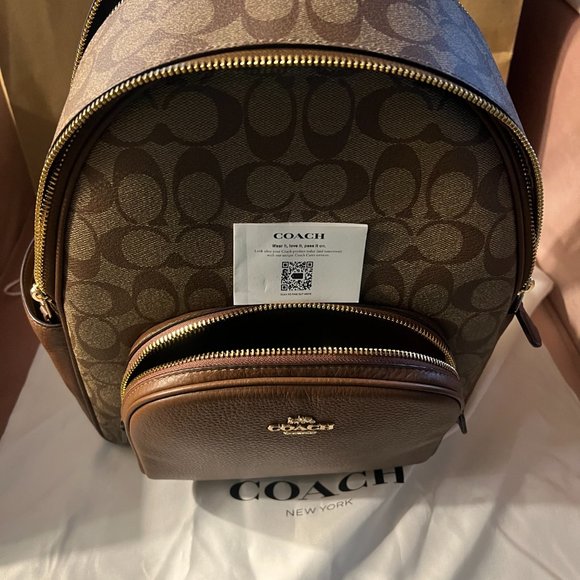 Court Backpack In Signature Canvas - Picture 2 of 8